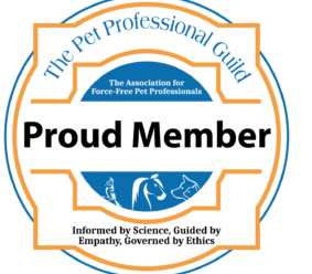 The Pet Professional Guild Proud Member badge